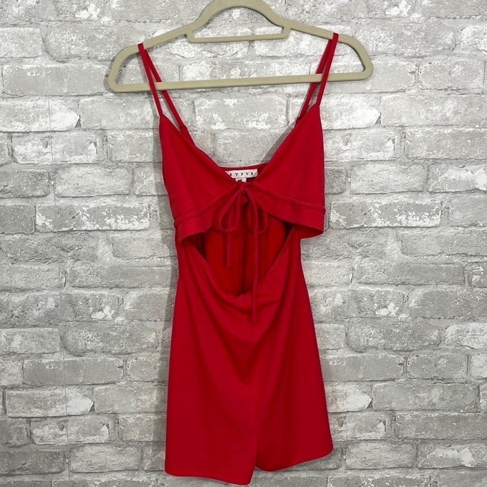 Hyfve Red Tie Romper